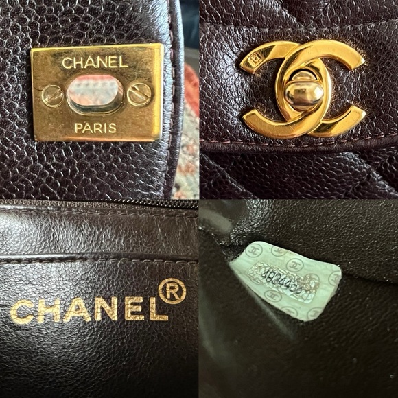 Chanel Vintage Diana Medium Caviar Brown Flap bag - Picture 11 of 11